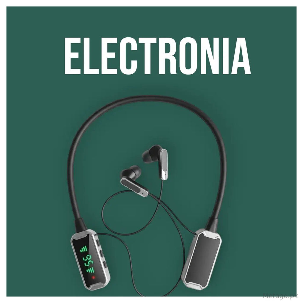 Black Durable  Against Water And Dust Wireless Neckband