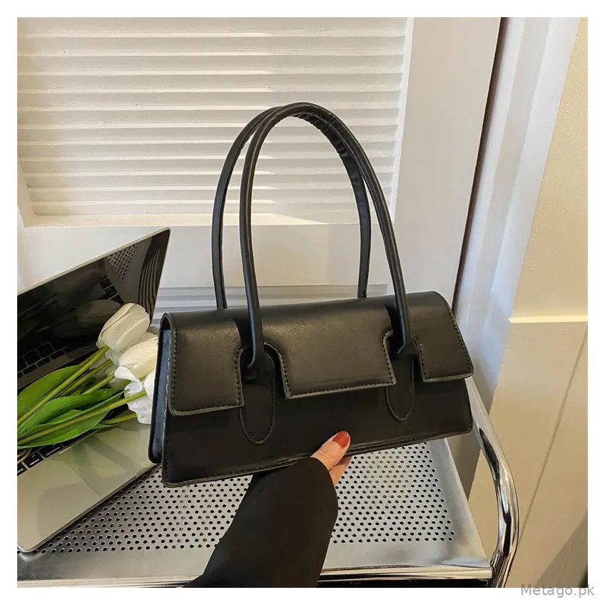 Black French Lady Shoulder Bag 2023 Spring Summer