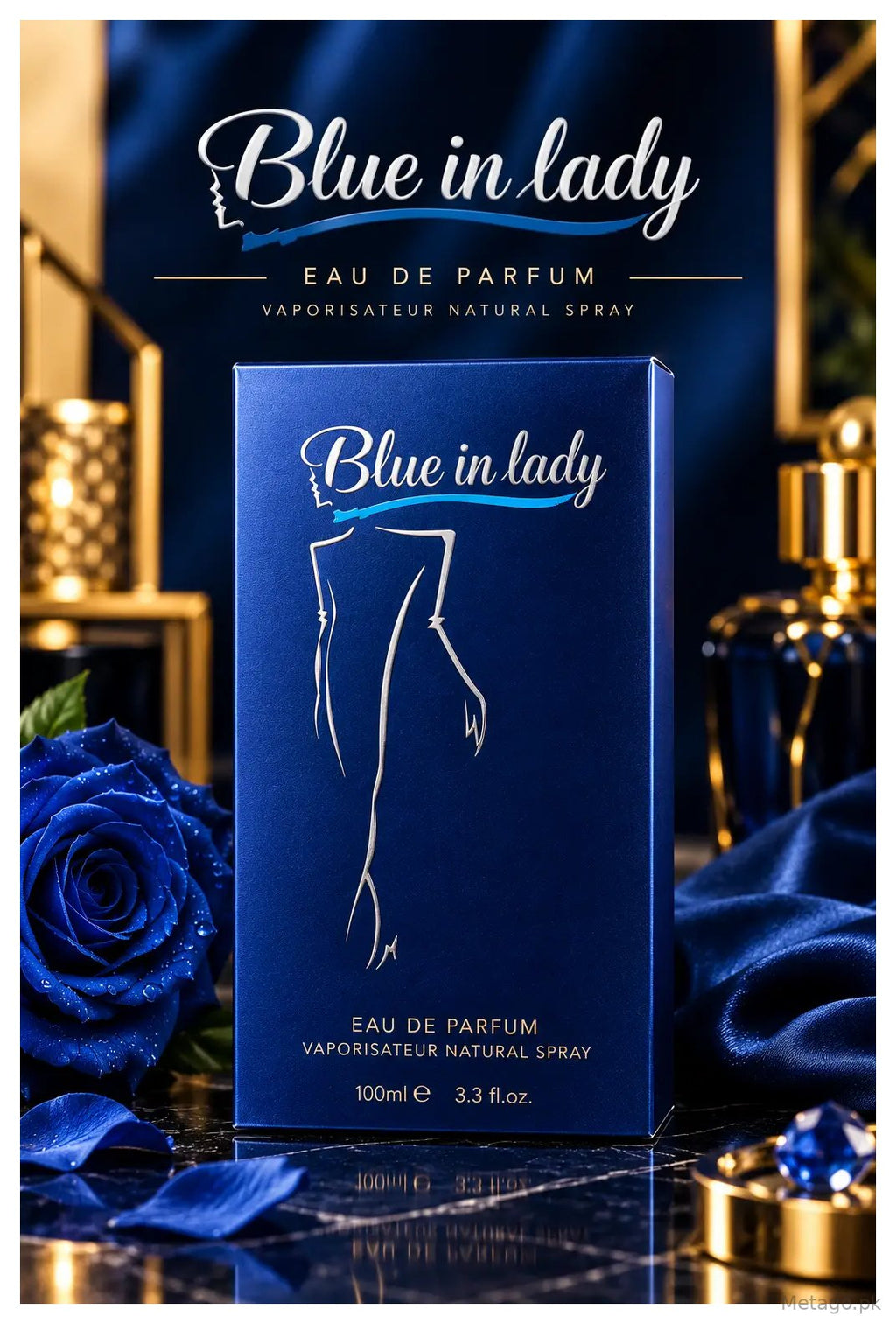 Blue in Lady Women's Long Lasting Fragrance Perfume 100ml