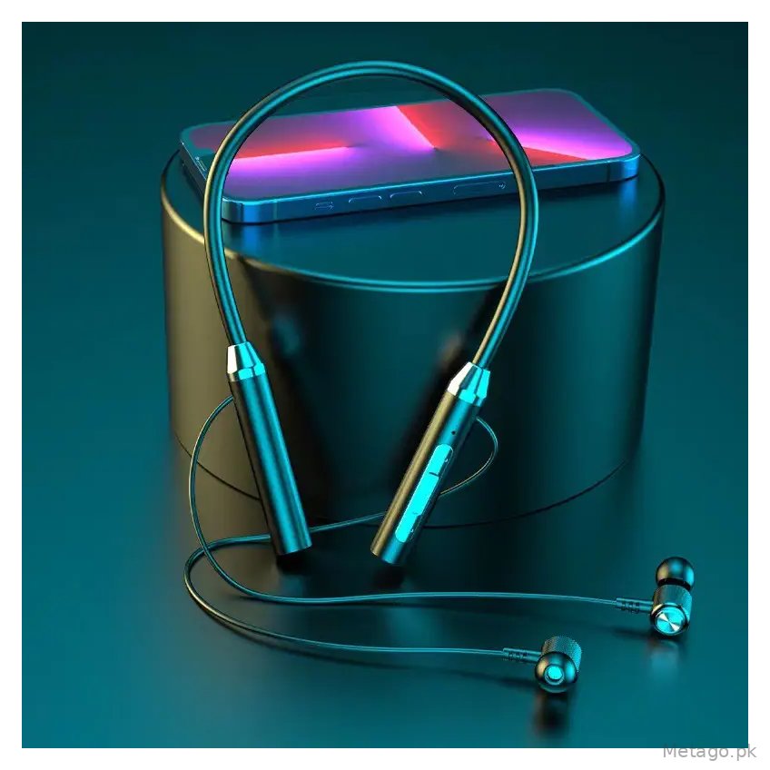 Bluetooth Headset Wireless Neck Hanging Sports Binaural In-Ear
