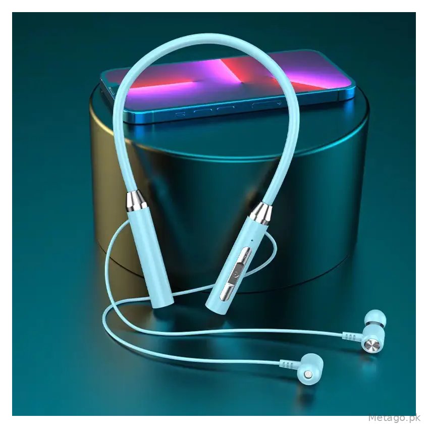 Bluetooth Headset Wireless Neck Hanging Sports Binaural In-Ear