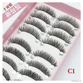 C1 Cotton Stalk False Eyelashes 10 Pairs
