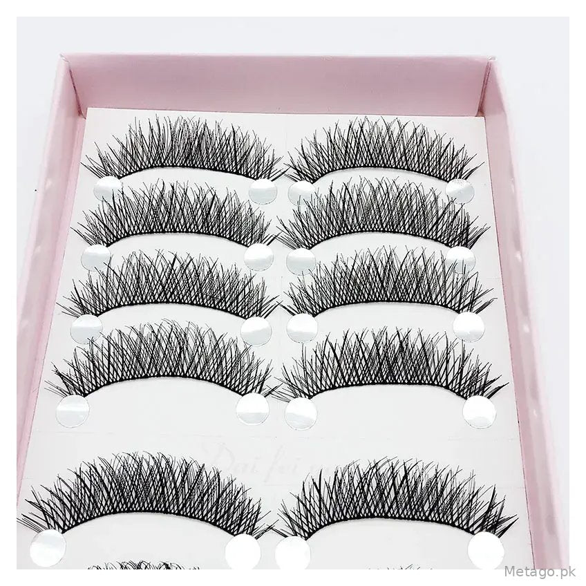 C1 Cotton Stalk False Eyelashes 10 Pairs