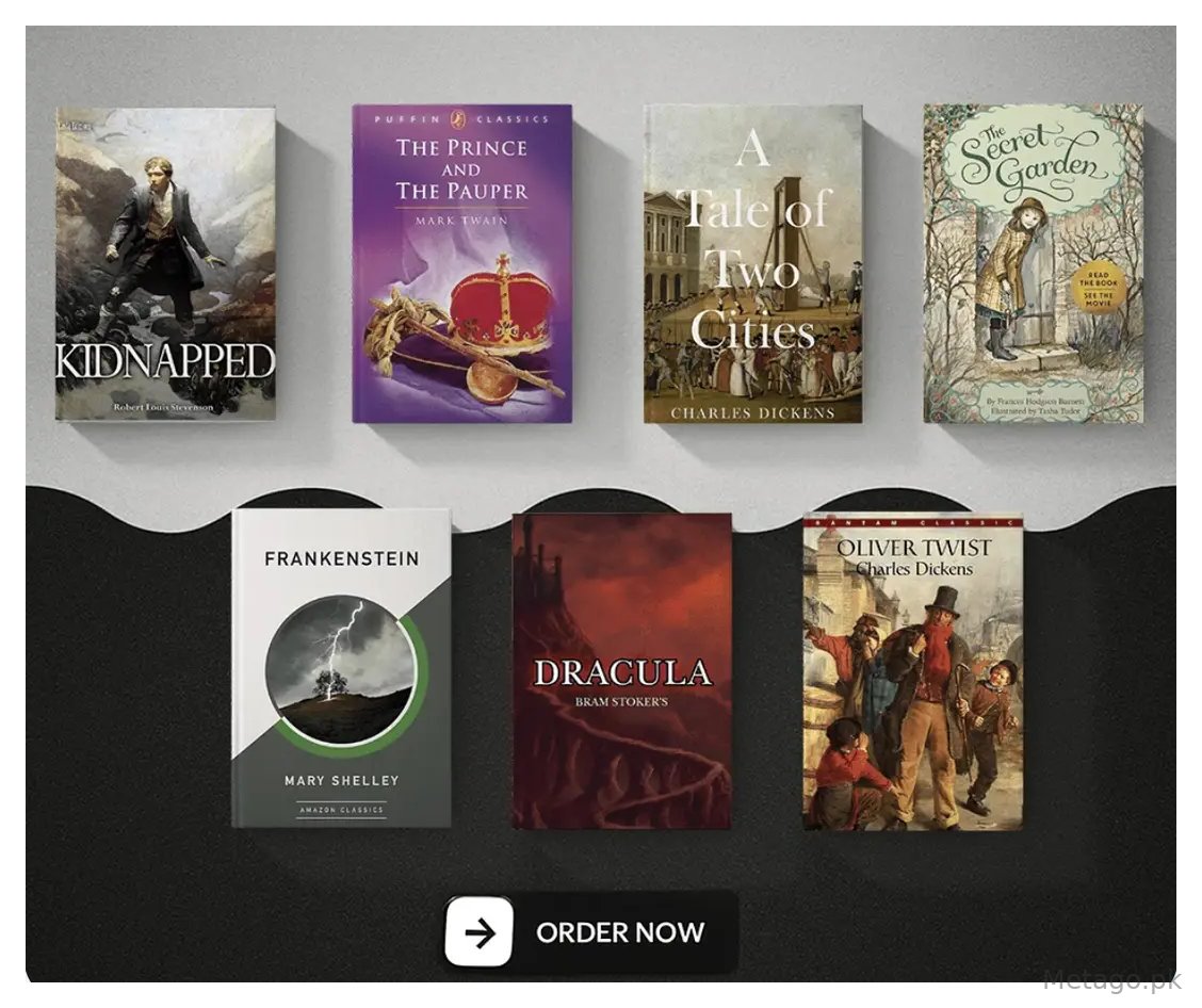 Classic Literature Book Set – 7 Timeless Novels