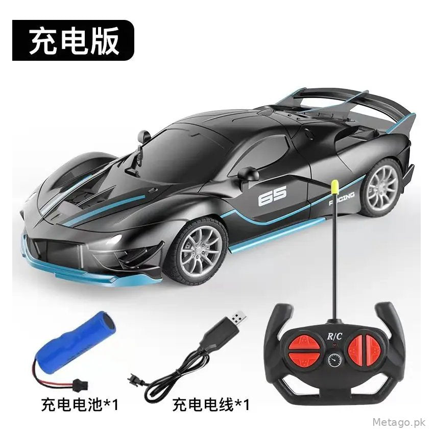 Cross-border four-way wireless remote control car toy charging hand-controlled drift racing car sports car model boy children's toy