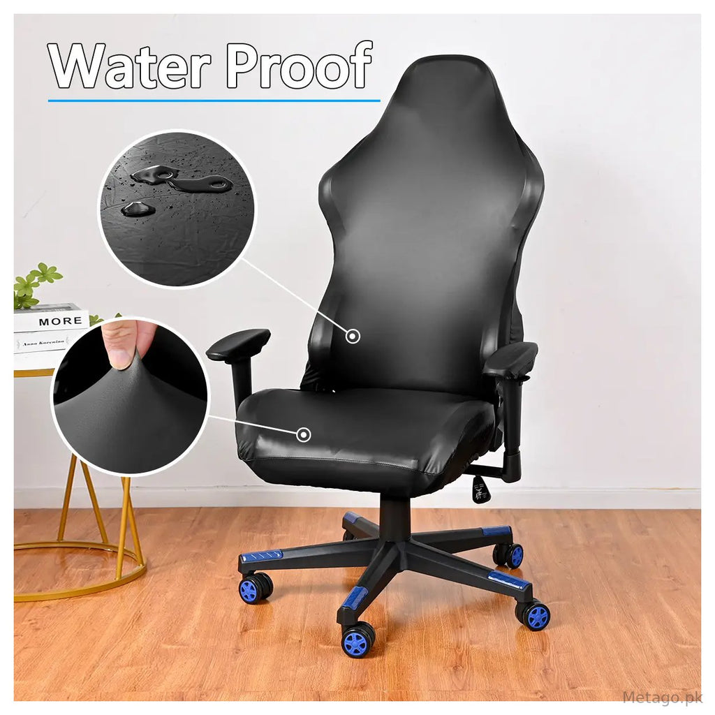 Cross-Border Gaming Chair Cover Black Waterproof Swivel