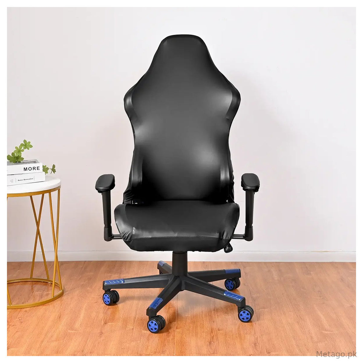 Cross-Border Gaming Chair Cover Black Waterproof Swivel