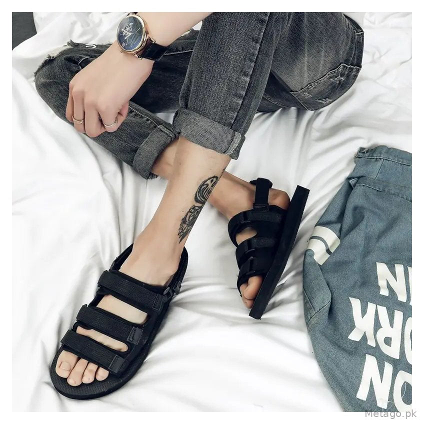 Cross-border New Korean-style Vietnamese Sandals Couple Casual Fashionable Lightweight Internet-famous Beach Slippers for Summer Outdoor Wear