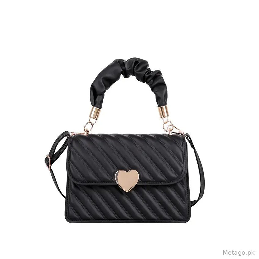 Fashion Texture Pleated Shoulder Crossbody Bag Beige 2022