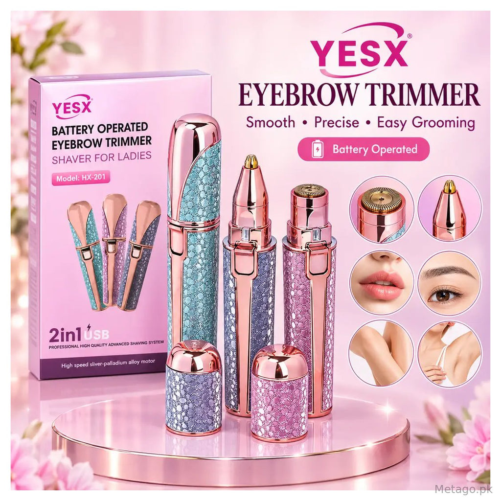 Flawless Battery Operated Eyebrows Trimmer Shaver For Ladies