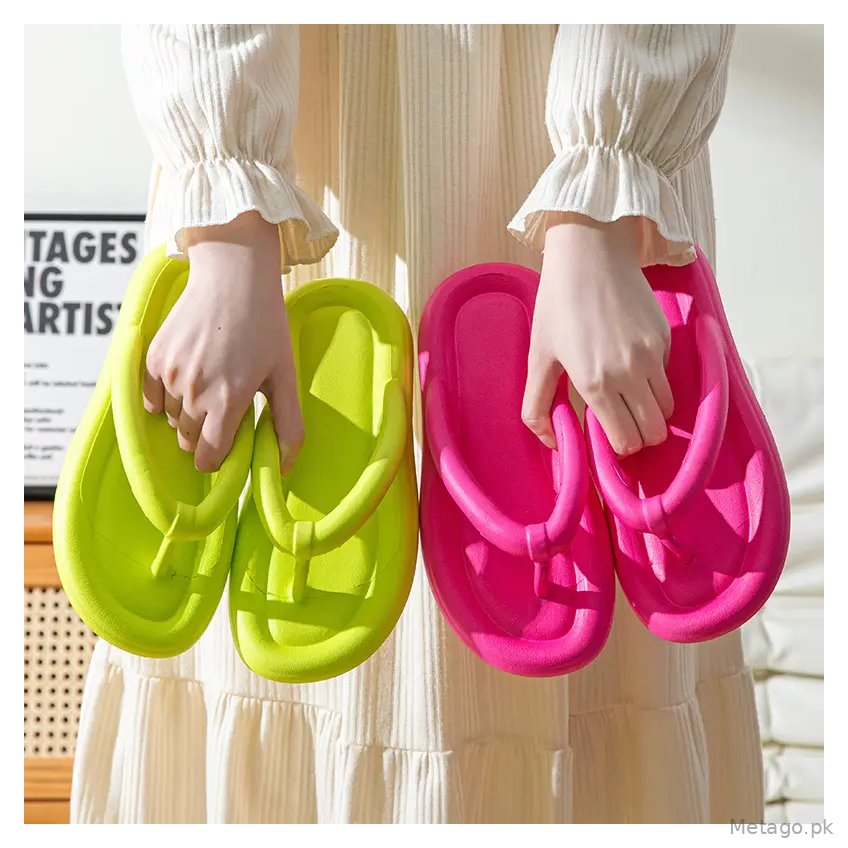 Flip-flops Women's Summer Indoor Home Soft Bottom Non-slip Silent Bathroom Bath Quick-drying Outer-wear Fashion Flip-flops