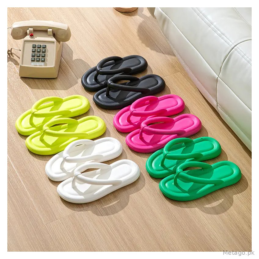 Flip-flops Women's Summer Indoor Home Soft Bottom Non-slip Silent Bathroom Bath Quick-drying Outer-wear Fashion Flip-flops