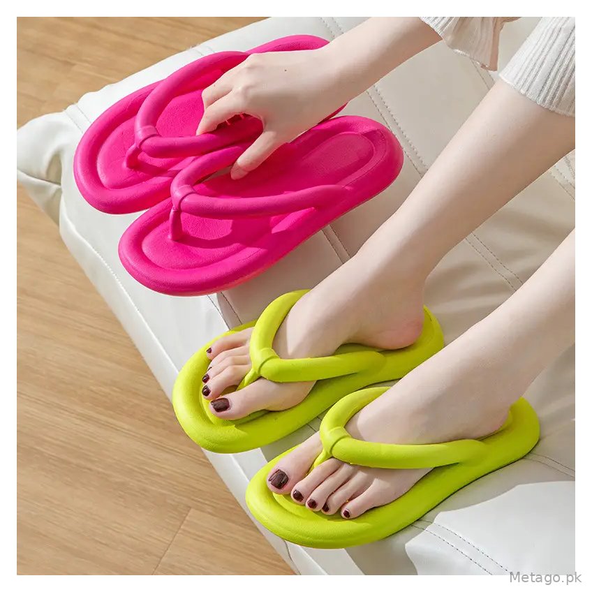 Flip-flops Women's Summer Indoor Home Soft Bottom Non-slip Silent Bathroom Bath Quick-drying Outer-wear Fashion Flip-flops