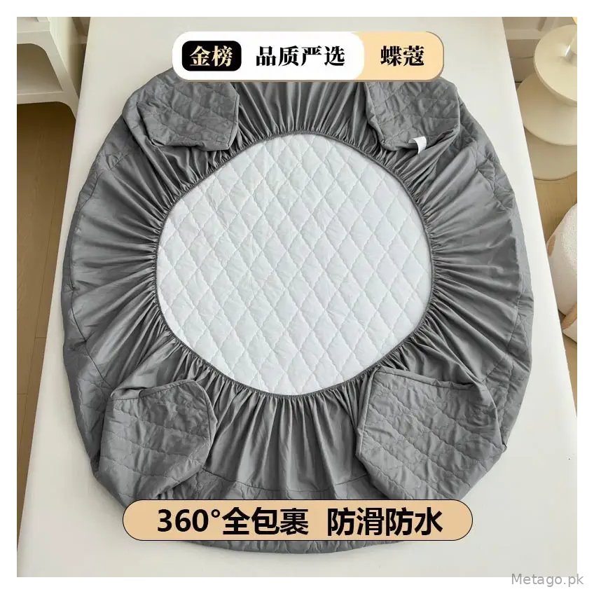 Foreign trade waterproof bed hat cross-border padded urine proof non-slip all-inclusive Simmons mattress protection set bedspread single wholesale