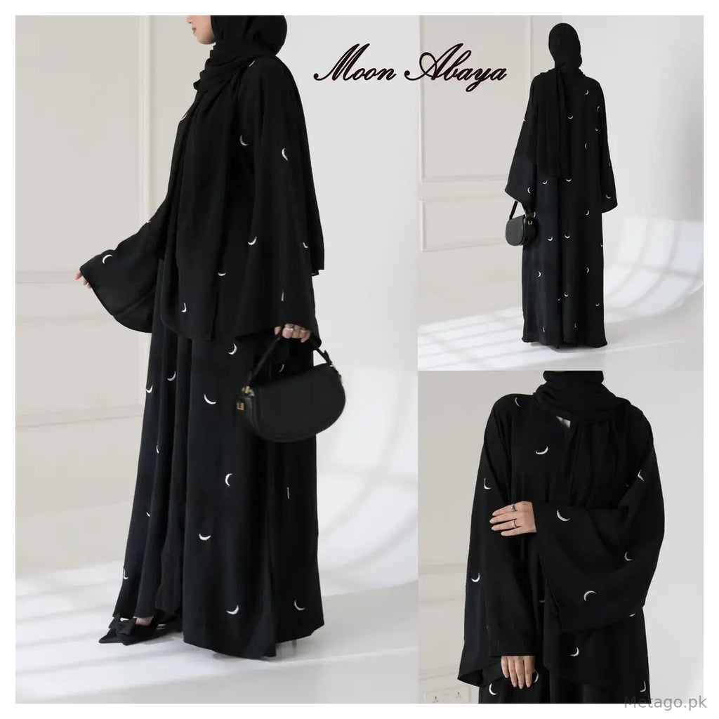 Georgette Embroidered Full Abaya
