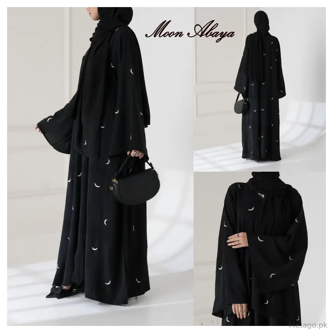 Georgette Embroidered Full Abaya