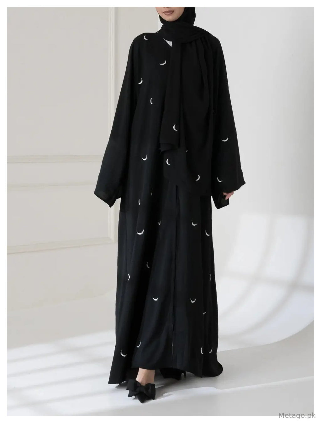 Georgette Embroidered Full Abaya