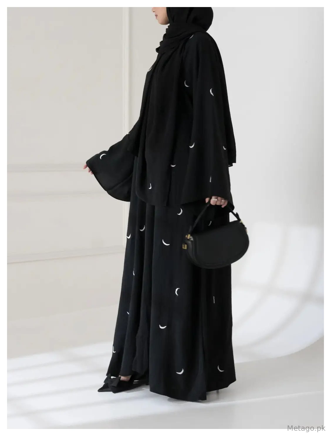Georgette Embroidered Full Abaya