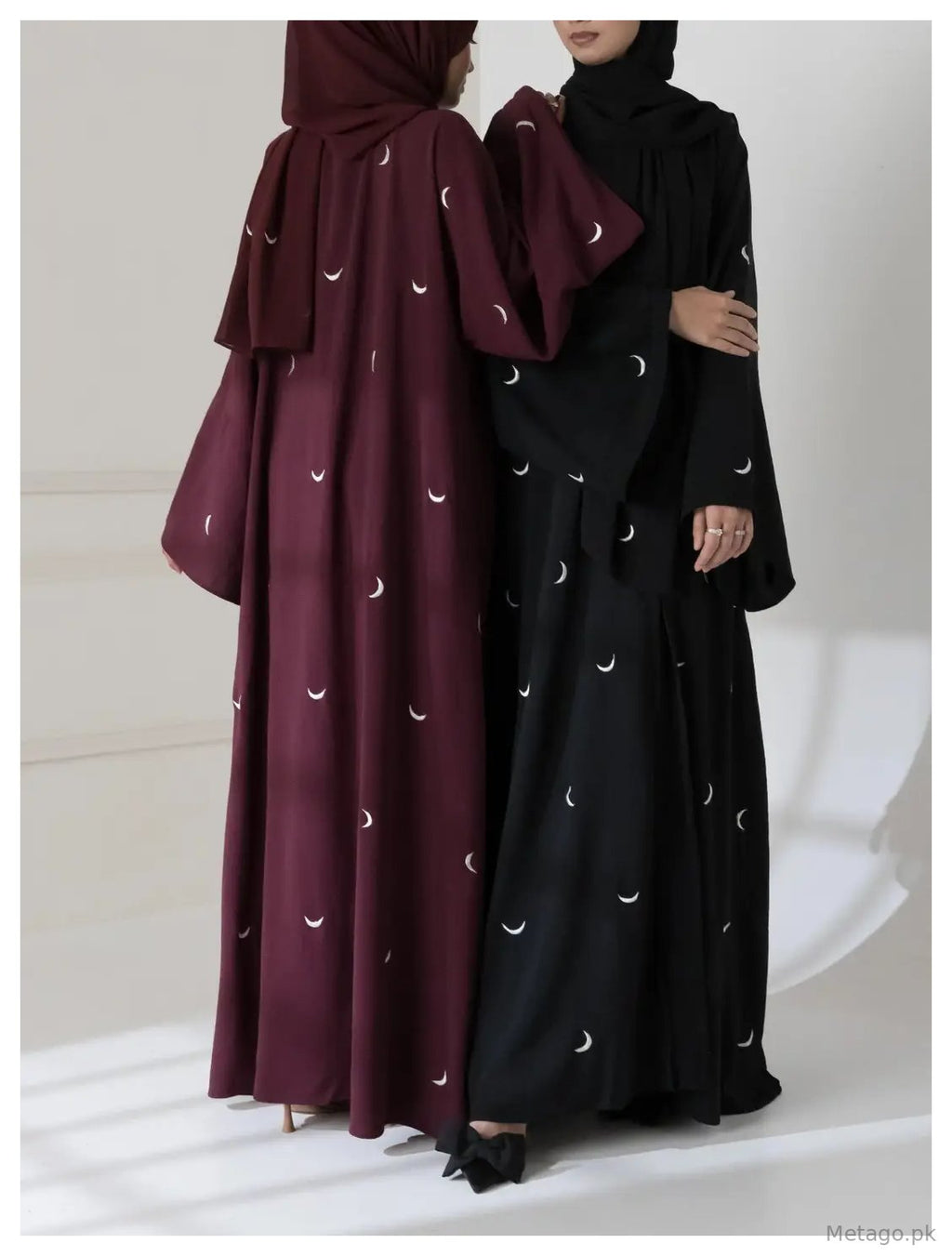 Georgette Embroidered Full Abaya