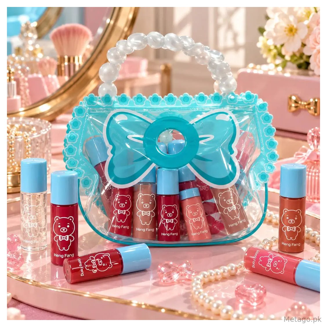 Heng Fang 12pcs Glossy Gloss with Bag