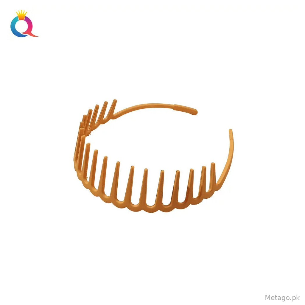 Korean Frosted Hair Bands Toothed Non-slip Pressed