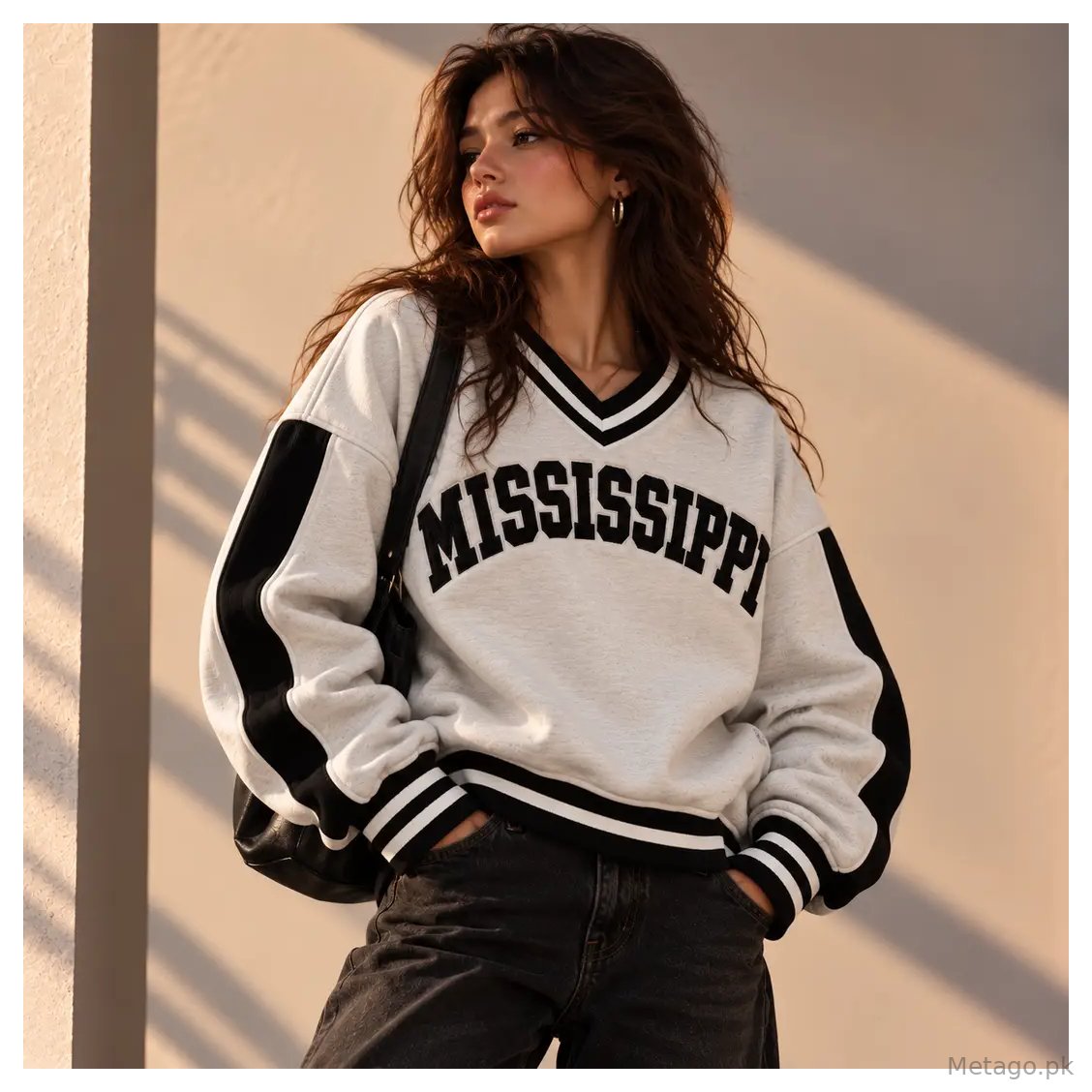 Men and Women Stitched Fleece Embroidered Sweat Shirt