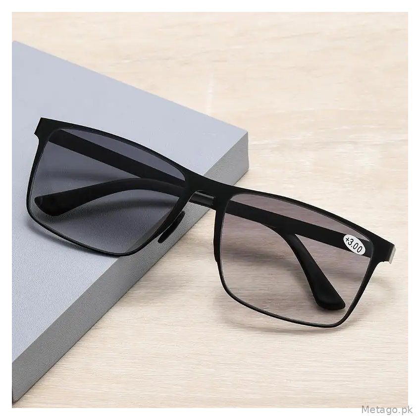Men's Anti-Violet Sunglasses with Zoom & Progressive Focus