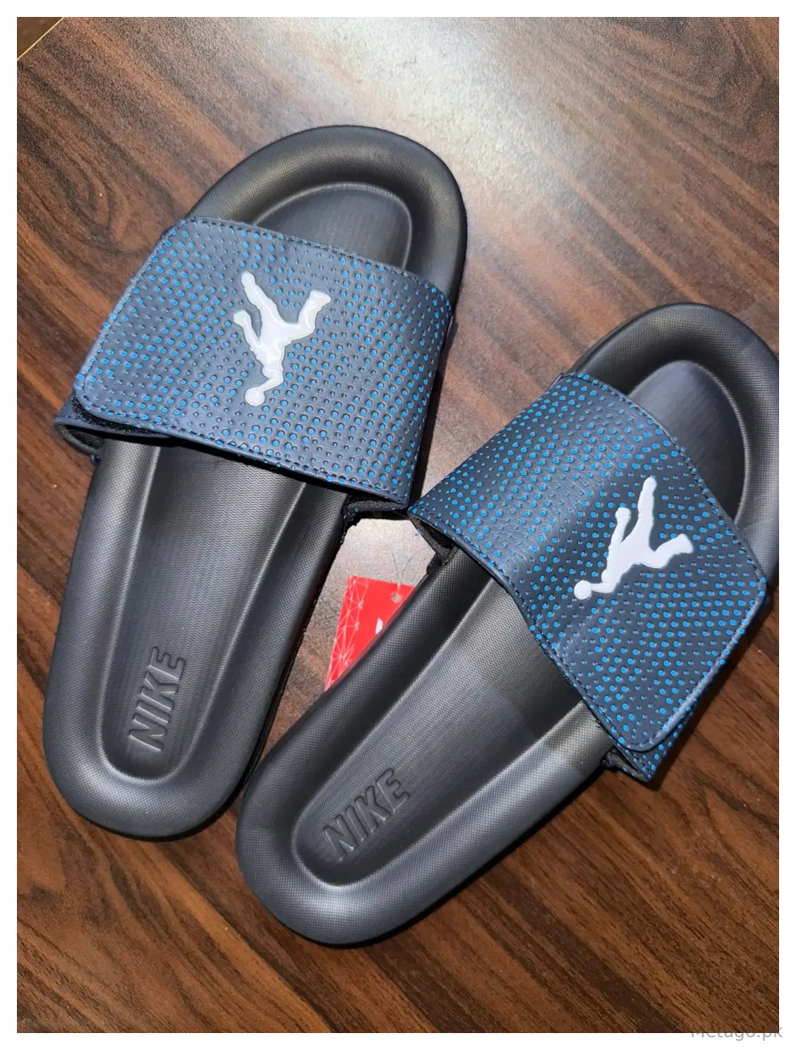 Men's EVA Blue Jordan Fancy Slide Slippers