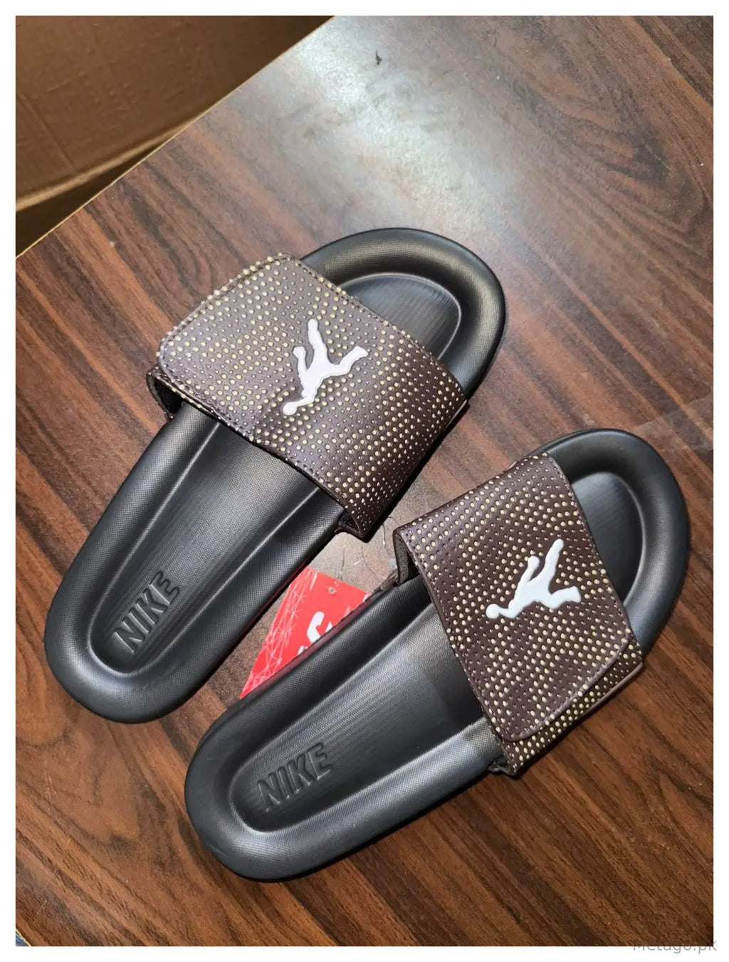 Men's EVA Brown Casual Jordan Slide Slippers