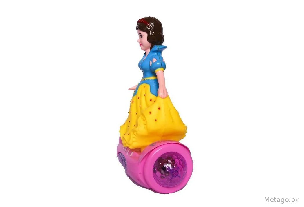 3D Lighting Balance Car Doll for Girls 1-12 Years Multicolor