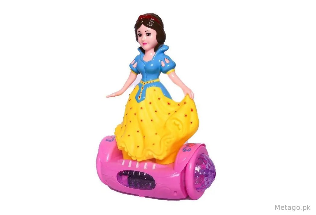 3D Lighting Balance Car Doll for Girls 1-12 Years Multicolor