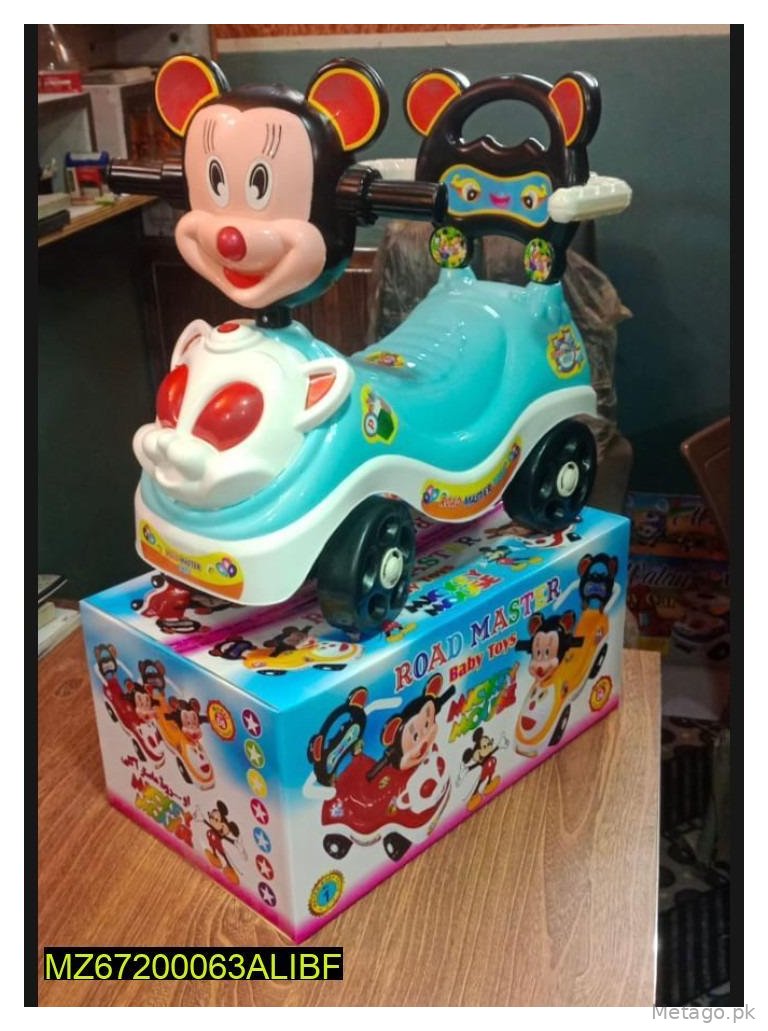 Mickey Mouse Riding Car ABS Plastic Toy for Kids