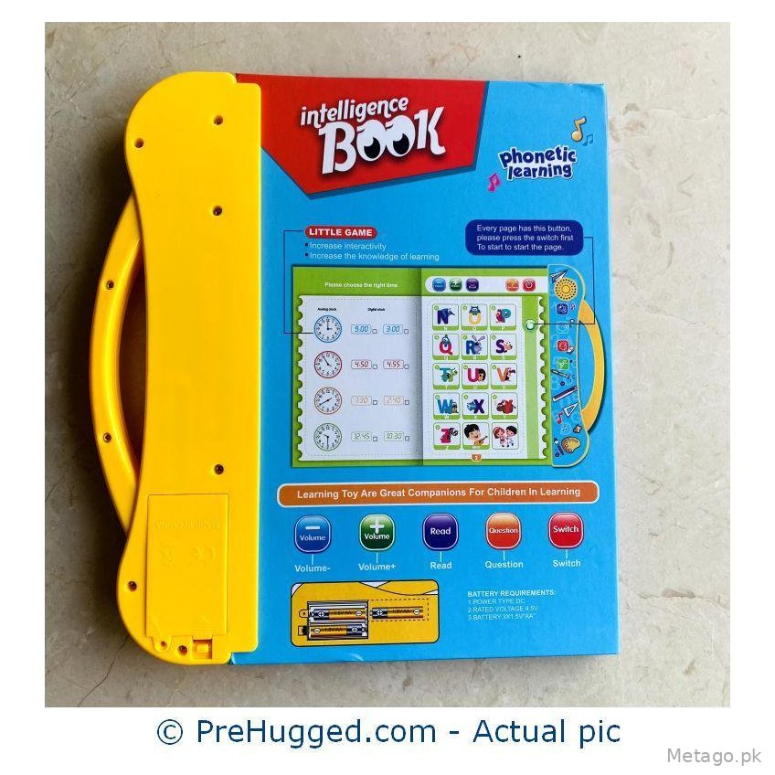 Interactive Phonetics Learning Book for Kids Red Yellow Blue