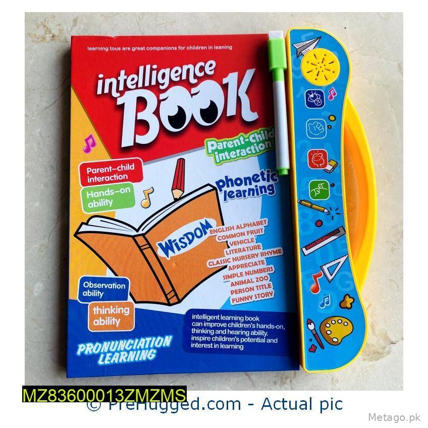 Interactive Phonetics Learning Book for Kids Red Yellow Blue