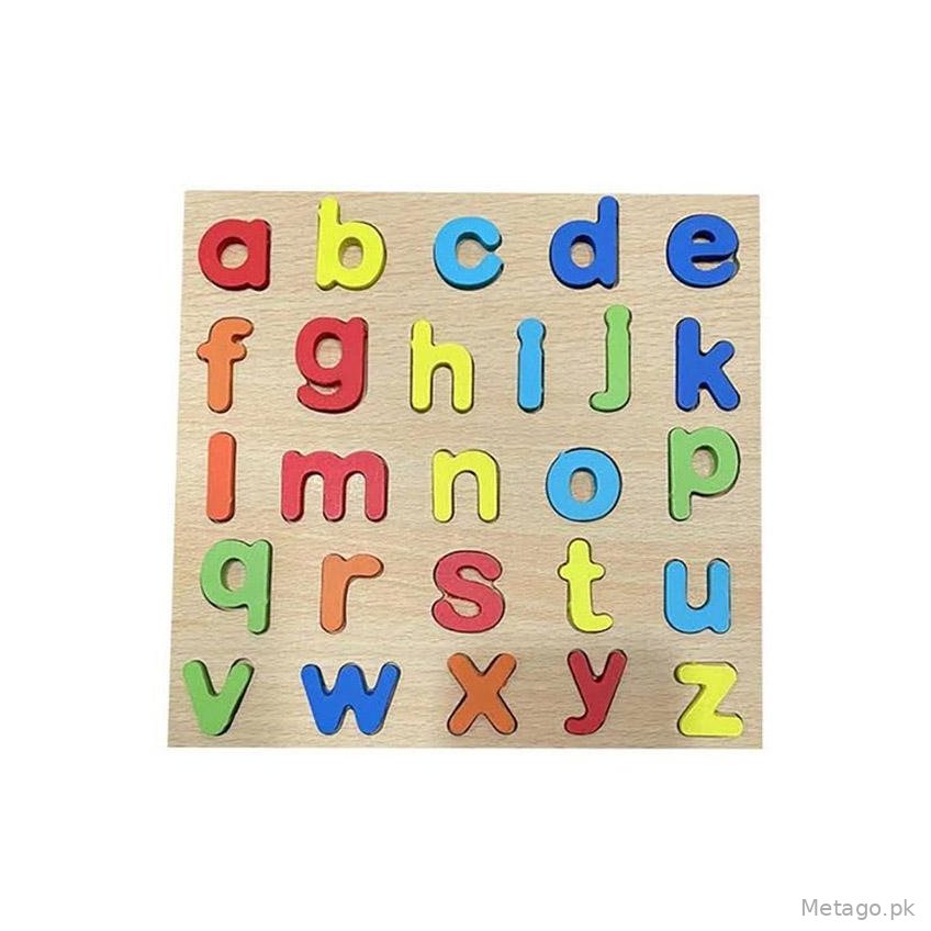 Wooden ABC Puzzle for Kids 1-3 Years