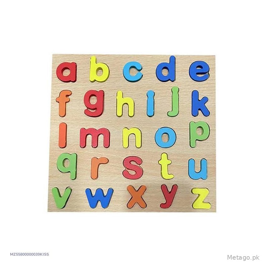 Wooden ABC Puzzle for Kids 1-3 Years