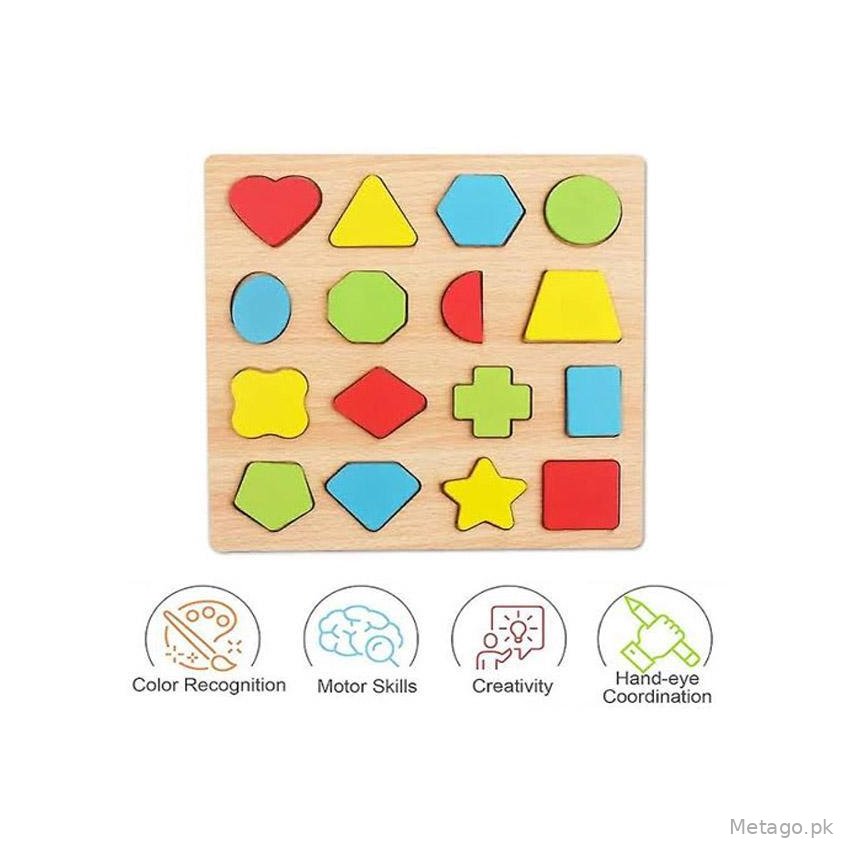 Wooden ABC Puzzle for Kids Learning & Motor Skills