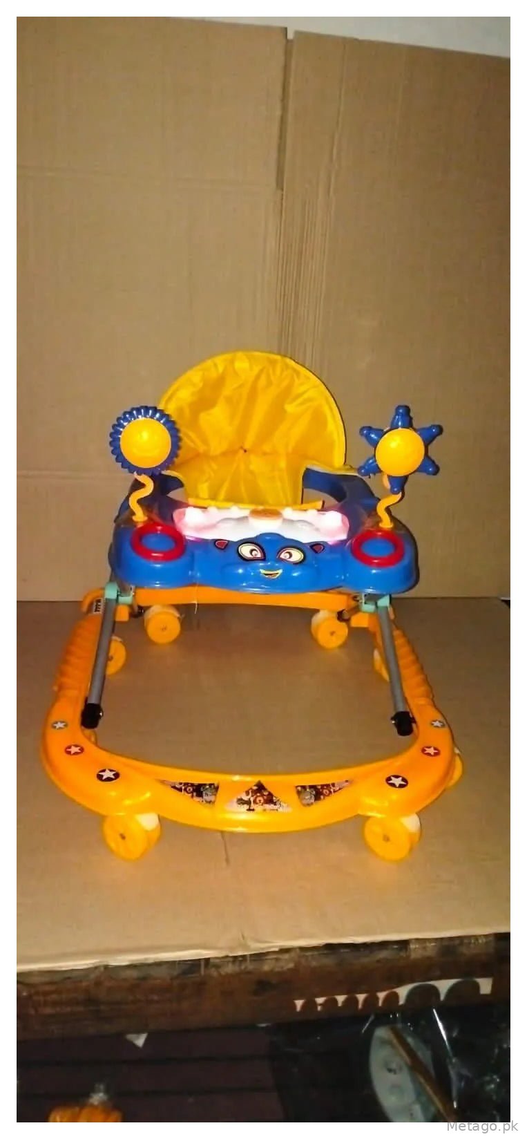 Kids Learning Walker with Hanging Toys & Music