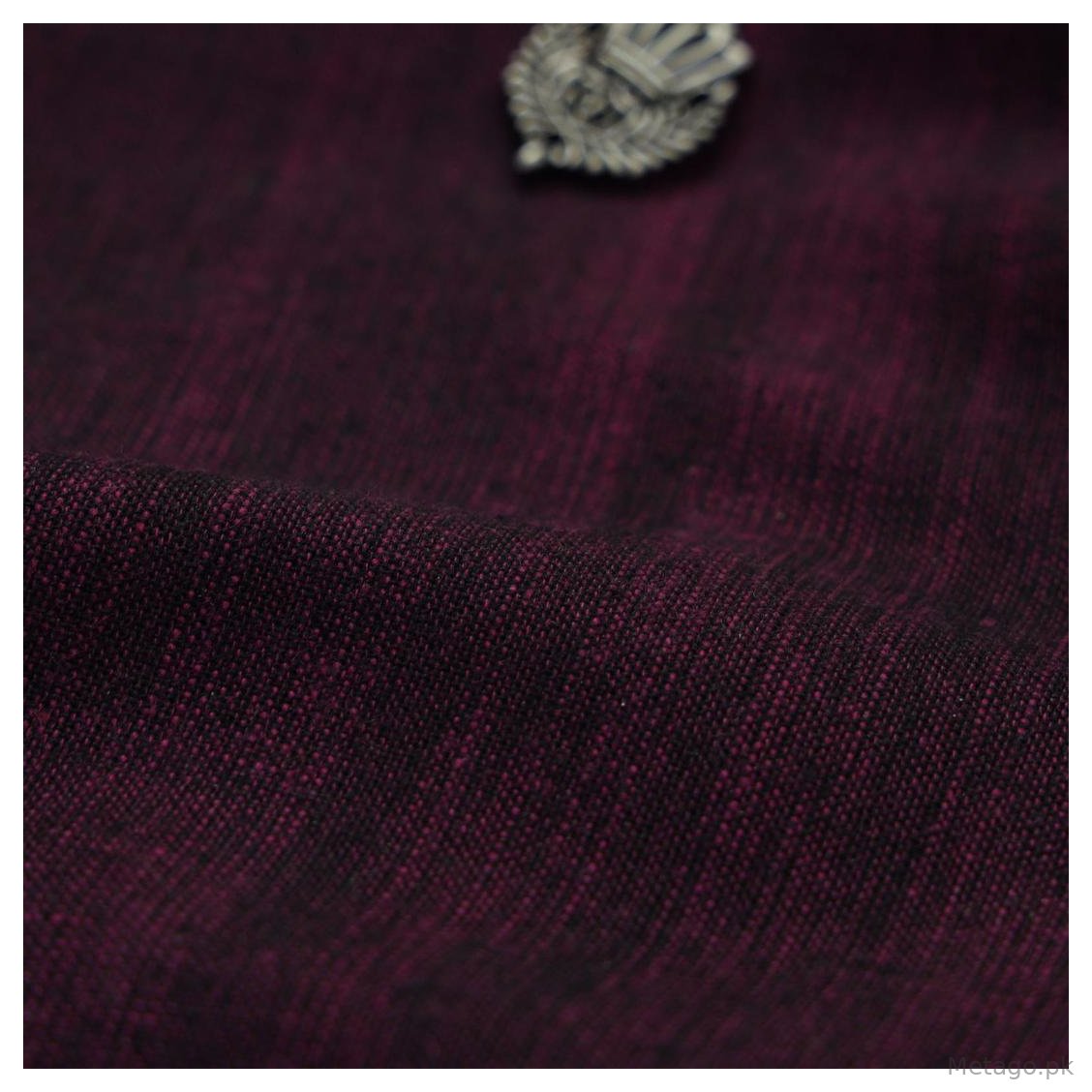 Purple Cotton Suit for Men Winter Formal Wear