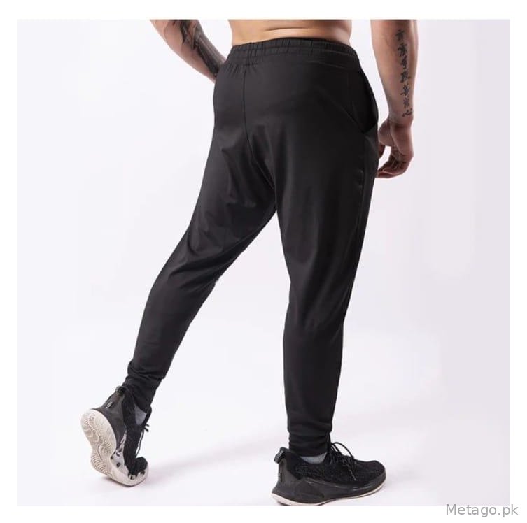 Men's Printed Track Suit Black Slim Fit Summer Wear