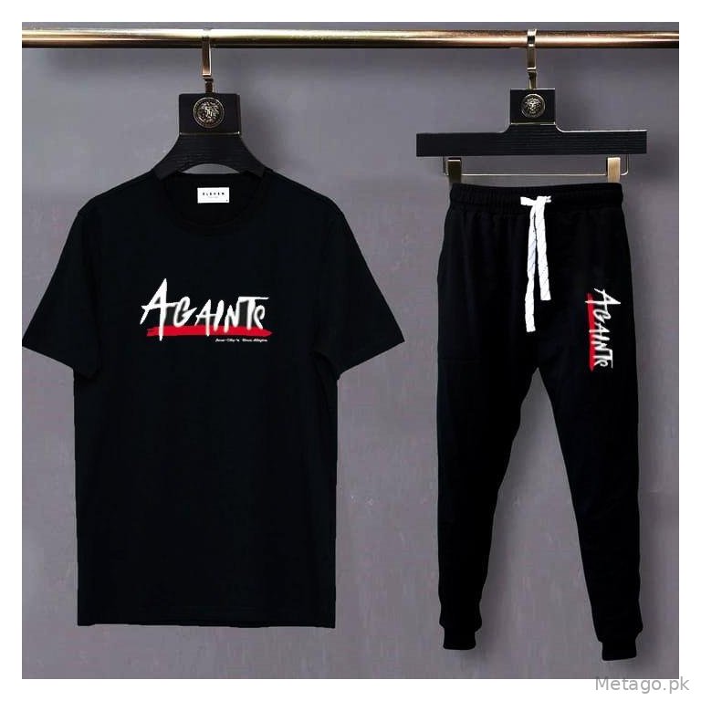 Men Cotton Printed Track Suit Slim Fit XL to XXL Pakistan Summer