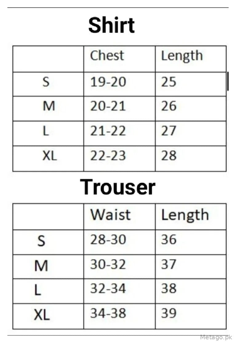 Men Printed Track Suit Set White Black MILANO Polyester