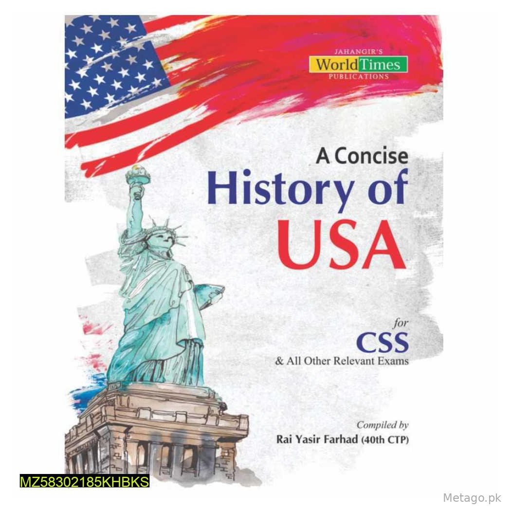 USA History Book for CSS Exam Students Pakistan