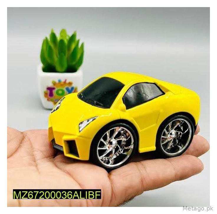 Yellow 1:36 Scale ABS Toy Car for Kids 3+