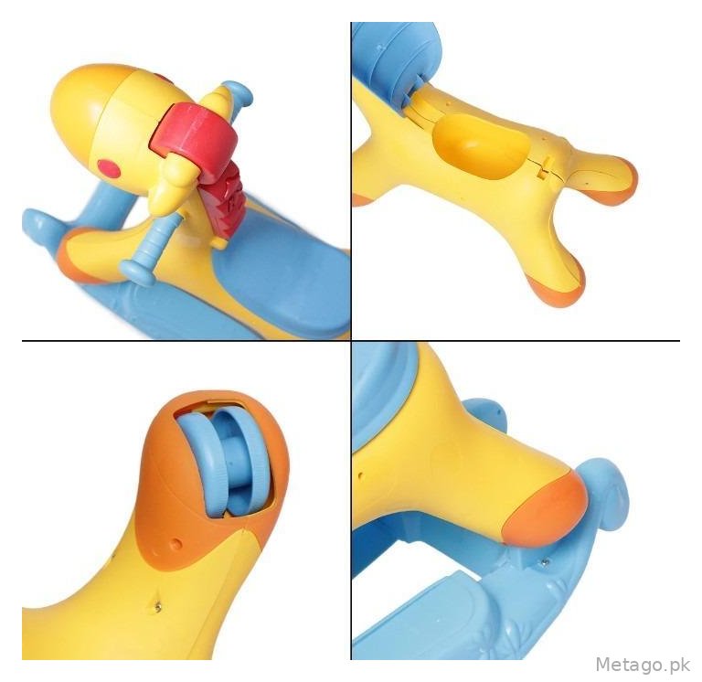 Giraffe Toy Rocking & Ride-On Yellow