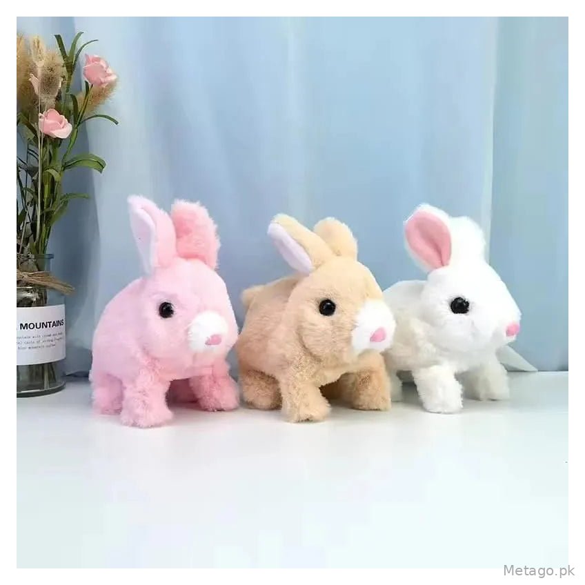 Multicolor Plush Rabbit Toy for Kids