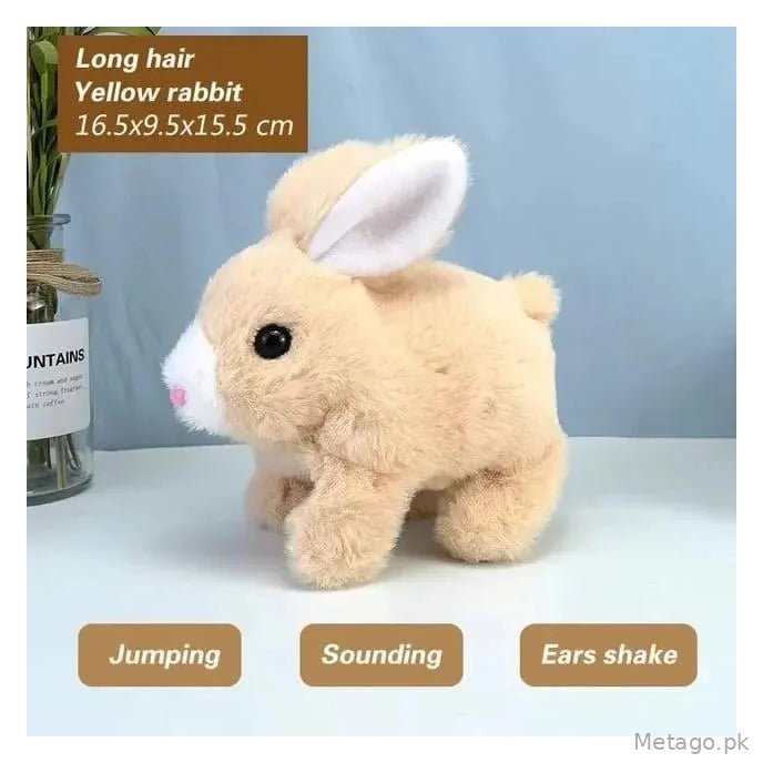 Multicolor Plush Rabbit Toy for Kids