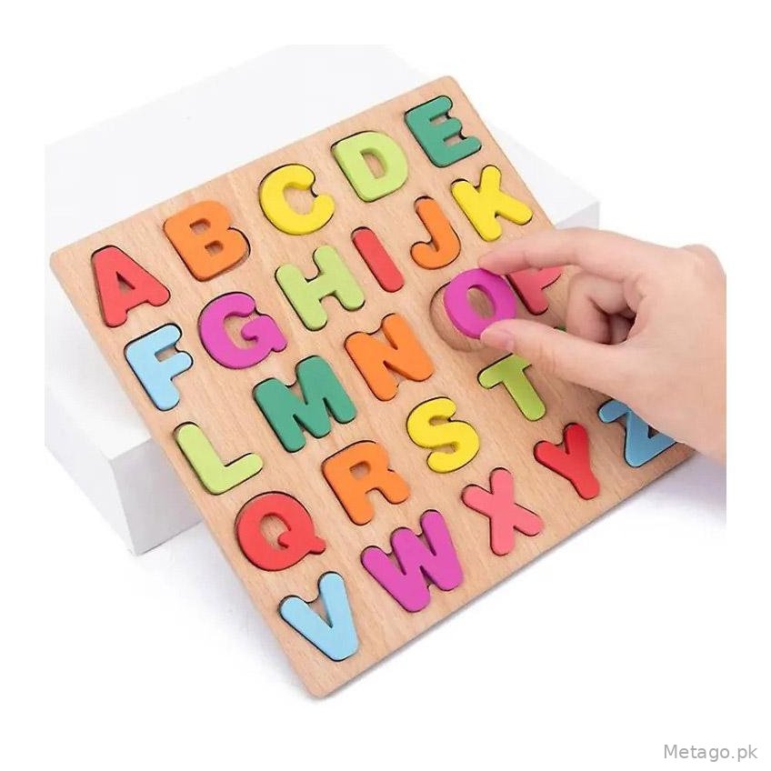 Wooden ABC Puzzle for Kids Learning & Play