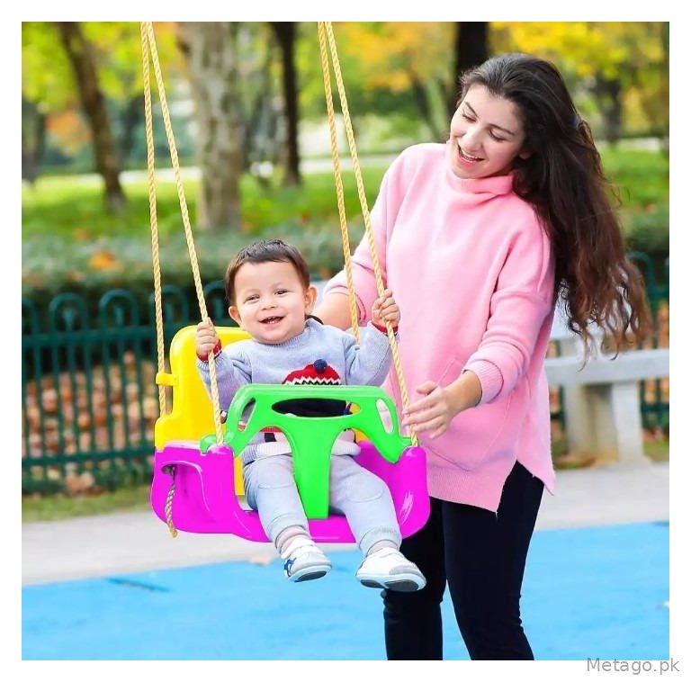 3-in-1 Swing for Kids Plastic Outdoor Play