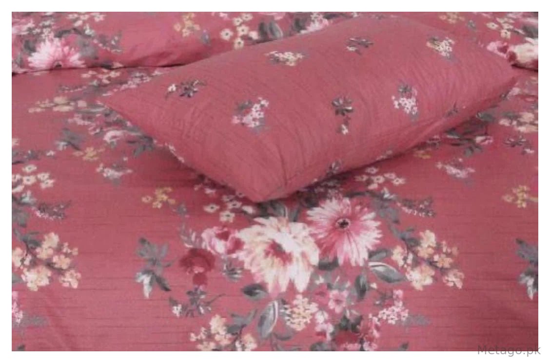 Luxurious 6 Pcs Cotton Salonica Printed Razai Set